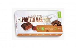 All Good Taste Protein Bar Vanilla Coffee Almond  Box  45 grams